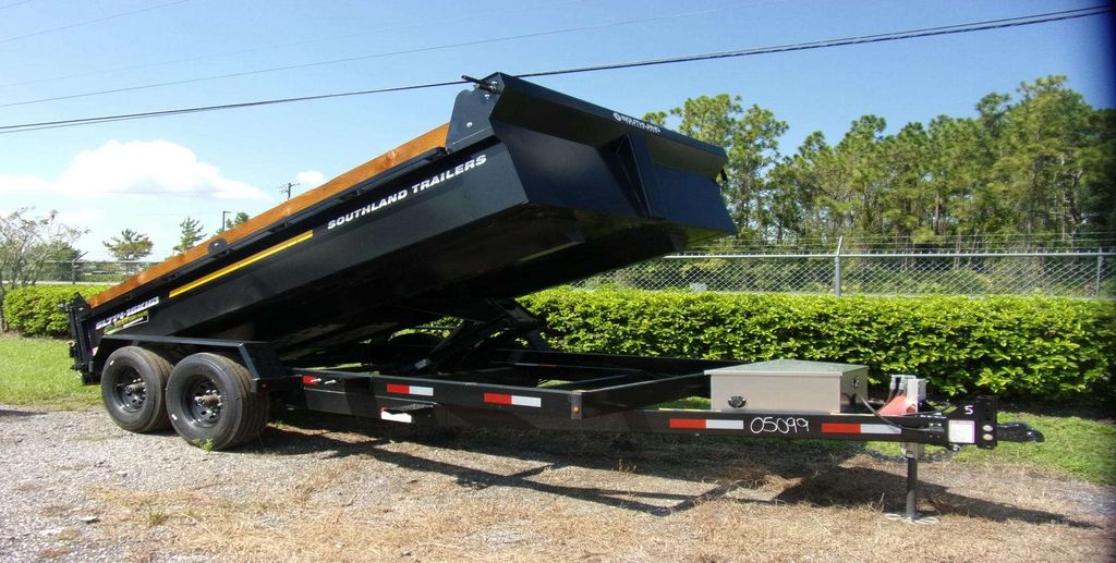New 2025 Southland 7 x 14 Low Side 16k Dump Trailer — Trailer Tails LLC — view 1